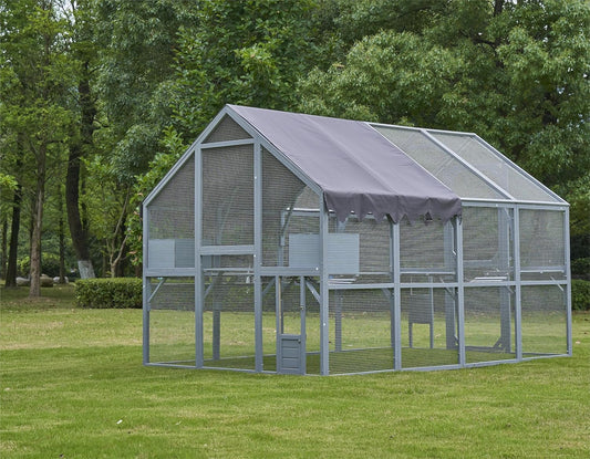 Outdoor Cat House Cat Enclosures 110" Large Kitten Playpen with